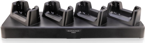Datalogic 4-Fach Lade- und Kommunikationsstation 4-Fach Lade- und Kommunikationsstation, Ethernet, separat bestellen: Netzteil und Netzkabel, für Geräte ohne Schutzhülle: Adapter wird benötigt, passend für: Memor 12, 17 (94A150132)