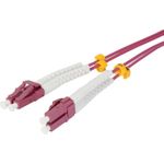 Synergy 21 S217026 Glasfaserkabel 7,5 m 2x LC OM4 Bordeaux - Weiß (S217026)