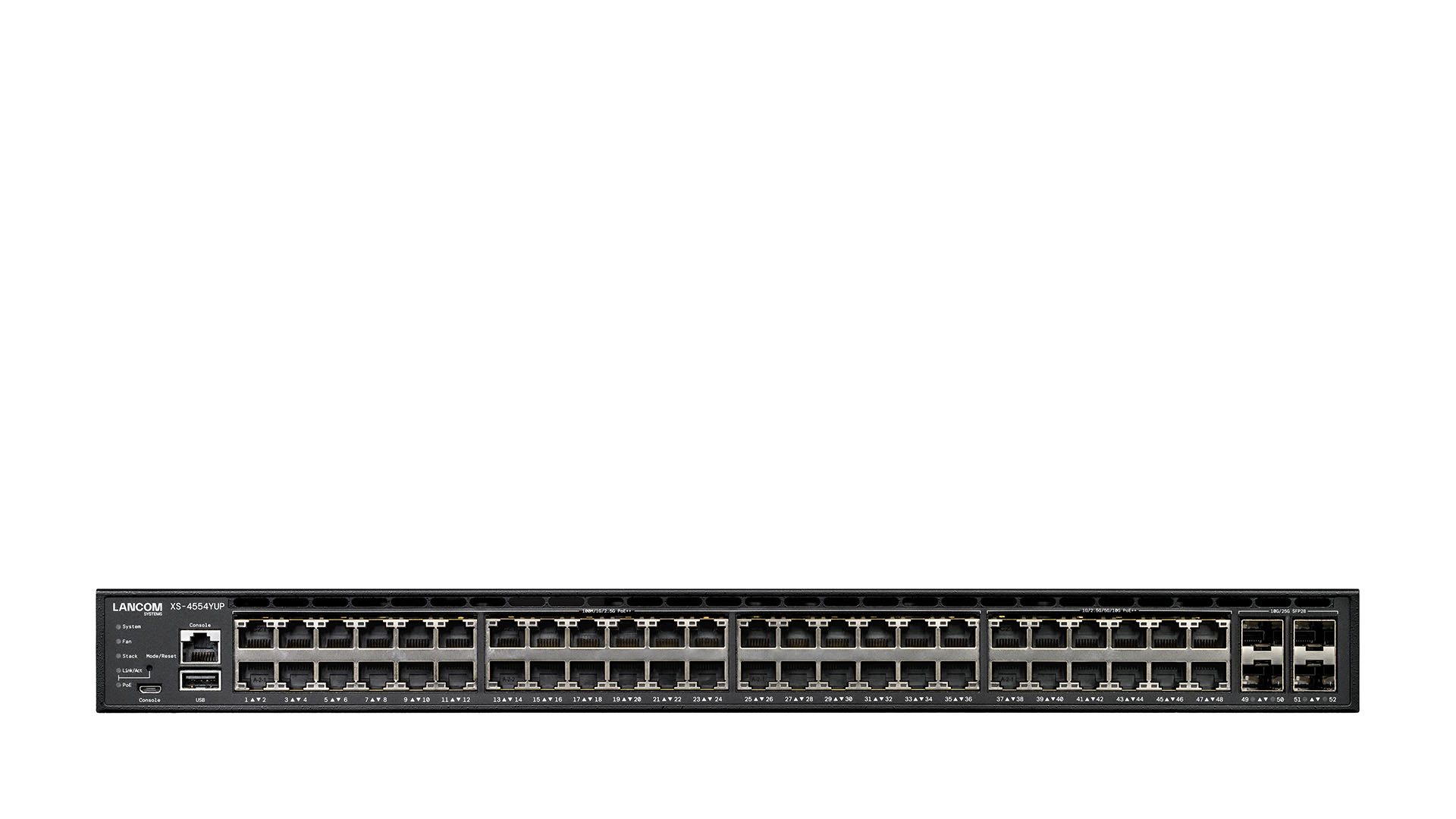 LANCOM XS-4554YUP Stackable Managed L3 Switch 54 Ports 1020 Gbps Schwarz
