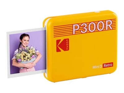 Kodak Mini 3 Retro Mobiler Fotodrucker Thermosublimation Bluetooth Gelb