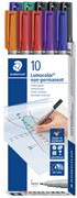 STAEDTLER Lumocolor Folienstifte-Set farbsortiert non-permanent 10 St. (316 B10)