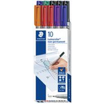 STAEDTLER Lumocolor Folienstifte-Set farbsortiert non-permanent 10 St. (316 B10)