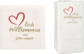 PAPSTAR Cocktail-Servietten "PUNTO", 200 x 200 mm, weiß 2-lagig, 1/4 Falz, Tissue, mit Punkt auf Punkt - 1 Stück (37051)