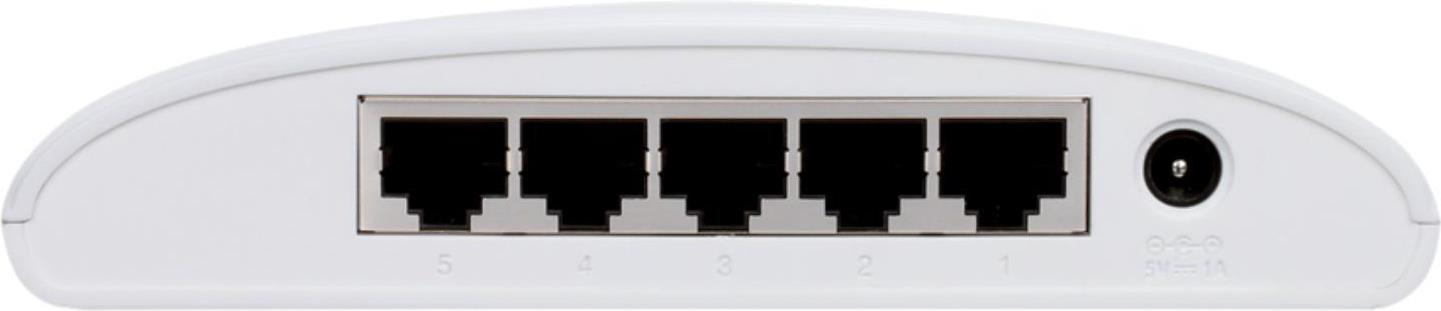 D-Link DGS-1005D/E 5-Port Gigabit Unmanaged Switch Weiß