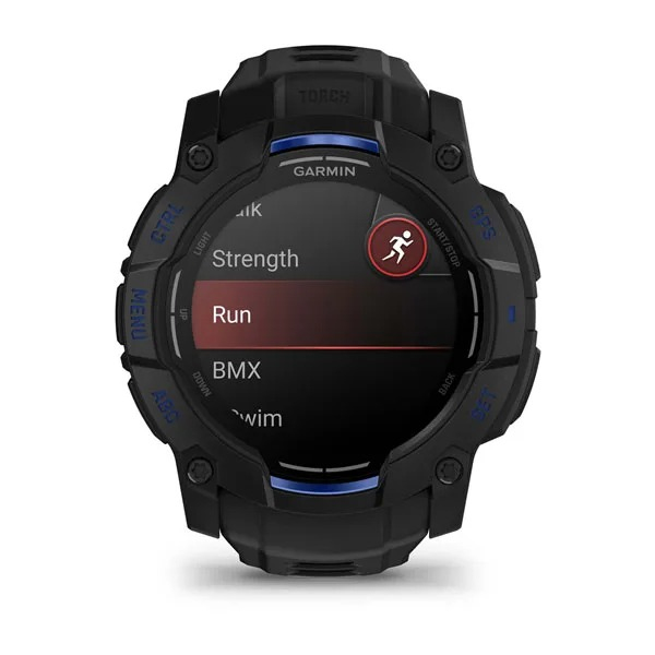 Garmin Instinct 3 AMOLED 50 mm 1.3" Schwarz/Bolt Blue