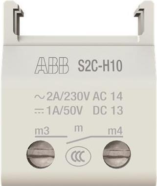 ABB Stotz S&J Hilfsschalter, anbaubar 1S, pro M compact S2C-H10 (2CDS200970R0032)