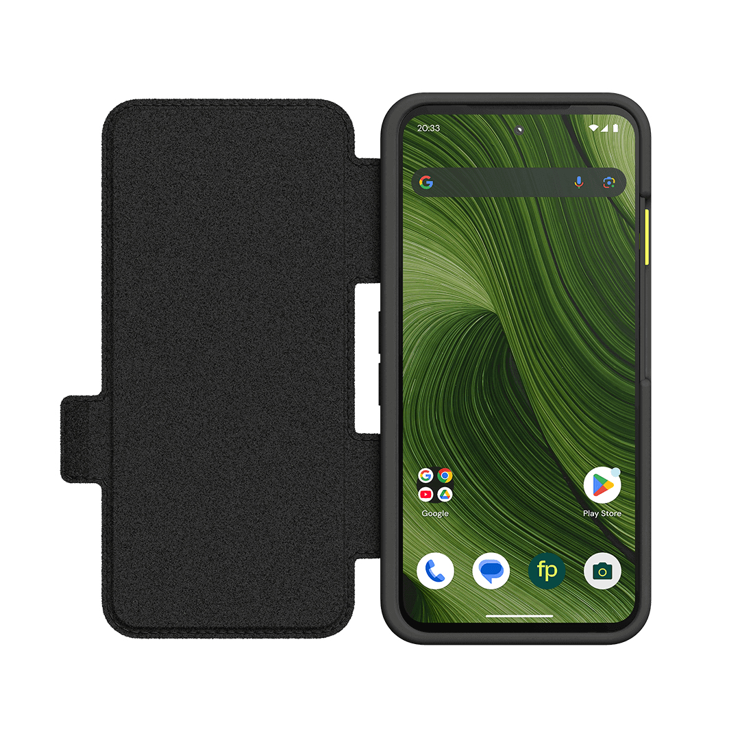 Fairphone 6 Flip Case Kunststoff Horizon Black