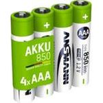 Ansmann 1x4 NiMH Akku Micro AAA Typ 850 800 mAh maxE (1311-0024)