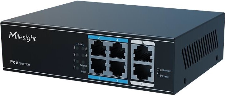 Milesight IoT Milesight 4-Port PoE Switch, MS-S0204-EL (MS-S0204-EL)