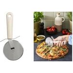 GastroMax Pizzaschneider BIO, Länge: 220 mm, Edelstahl/creme Klinge Edelstahl, Griff aus erneuerbaren Materialien, - 1 Stück (7269-720)
