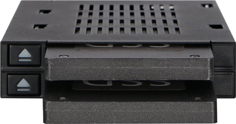 ICY DOCK flexiDOCK MB522SP-B Dockingstation Schwarz
