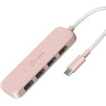 j5create 4-in-1 USB-C auf 4-Port Typ-A Hub(Umweltfreundlich), 4 USB-A mit 10Gbps SuperSpeed, USB-C Dongle | Kompatibel mit MacBook Pro, MacBook Air, iPad, Mac Mini und weiteren Typ-C Geräten(JCH341ER)