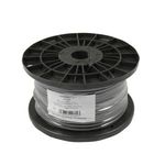 Kabel TK Flach 4 pol. 100m SCHWARZ,Flex, Flachkabel, Synergy (S215220)