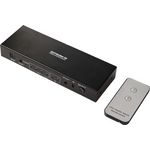 SpeaKa Professional SP-SWAP-500 KVM-Matrix-Switch mit Audio-Ports 3480 x 2160 Pixel Schwarz (SP-13904372)