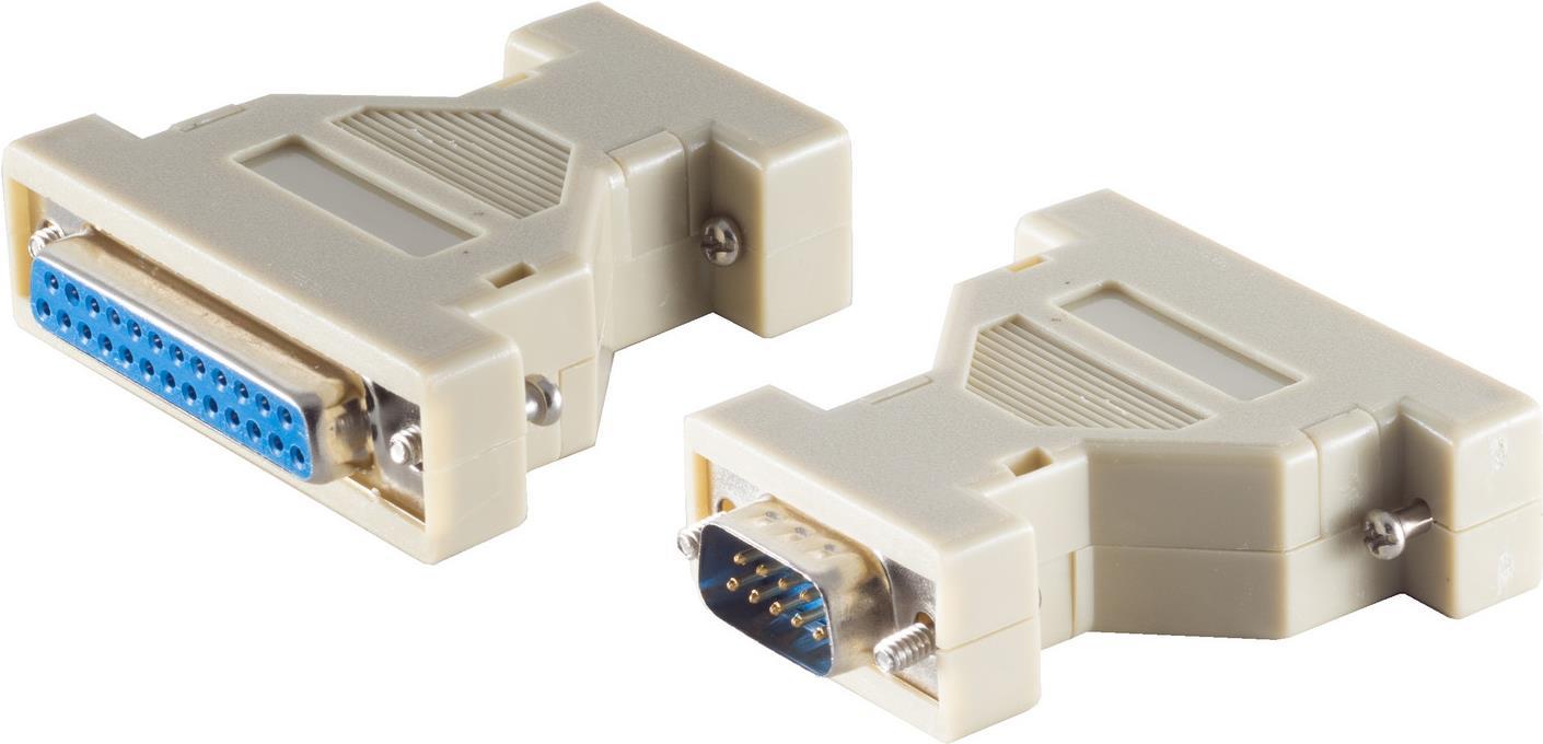 ShiverPeaks S/CONN maximum connectivity SUB-D Adapter, 9-pol. Sub-D-Stecker auf 25-pol. Sub-D-Kupplung (78421)