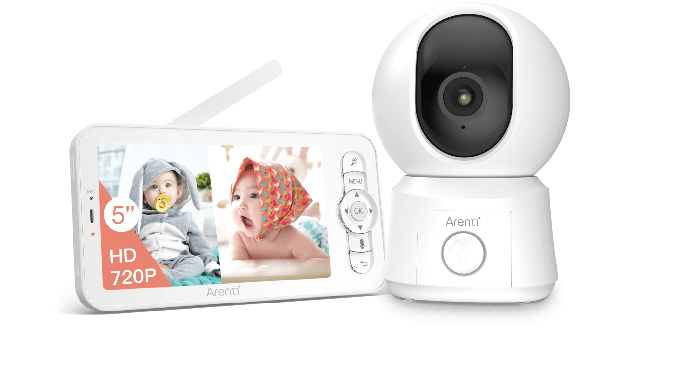 Arenti AInanny B2 Kit Netzwerkkamera 2 MP Weiß