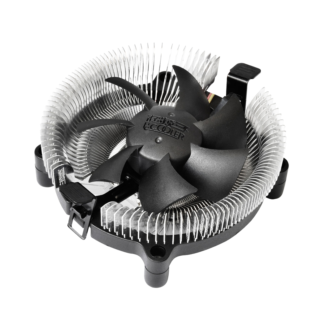 PCCOOLER E80 Top-Blow CPU-Kühler 8 cm Schwarz