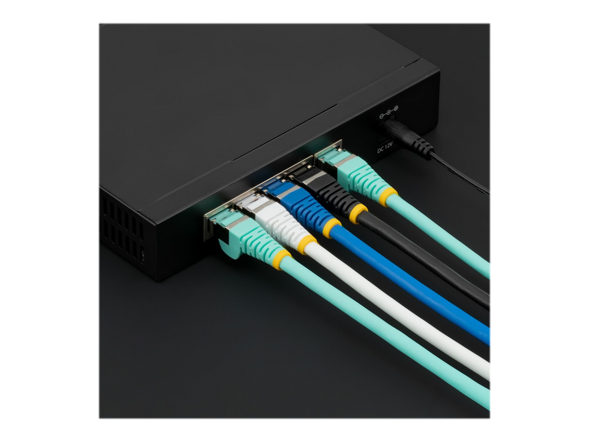 Startech NLAQ-3M-CAT6A-PATCH CAT6a S/FTP Patchkabel 3 m Aquamarin
