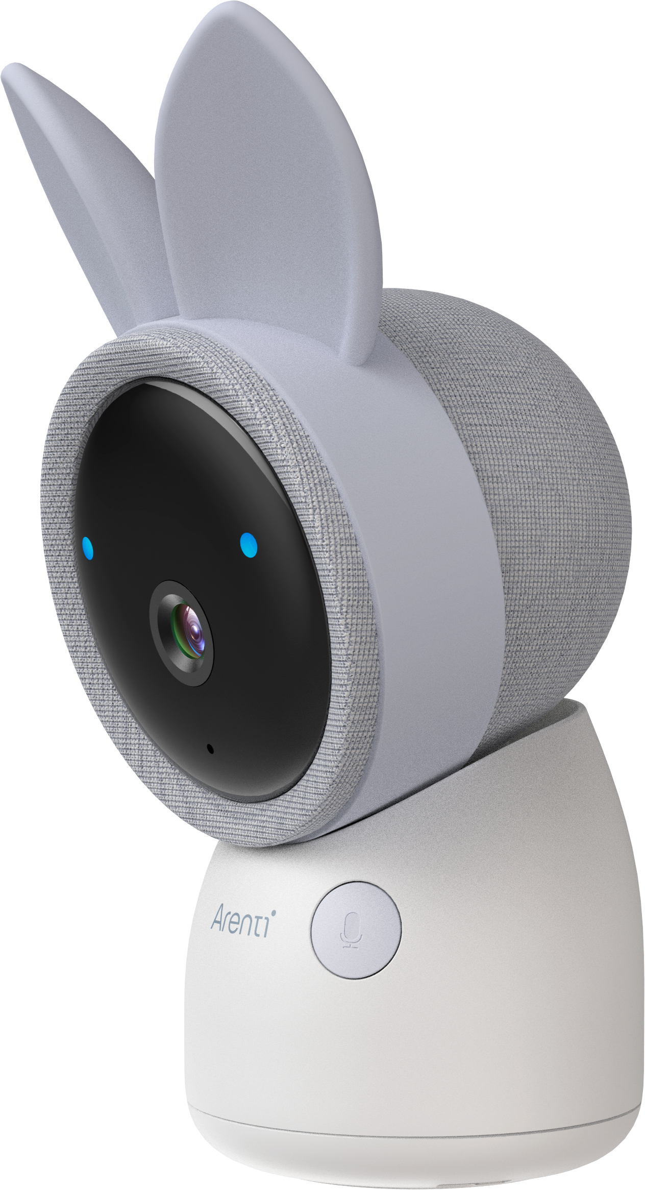 Arenti AInanny A4 Kit Plus Wi-Fi Video-Babyphone mit LCD-Bildschirm 4 MP Nachtsicht 10 m Grau/Weiß