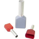 WKK 6245 Zwillings-Aderendhülse 2 x 6 mm² x 14 mm Teilisoliert Gelb 100 St. (6245)