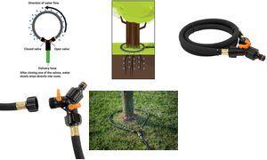 Bradas Bewässerungsring mit Ventilen, 1/2", 1,5 m max. Arbeitsdruck: 0,7 bar, leitet das Wasser direkt in - 1 Stück (WADC1/215)