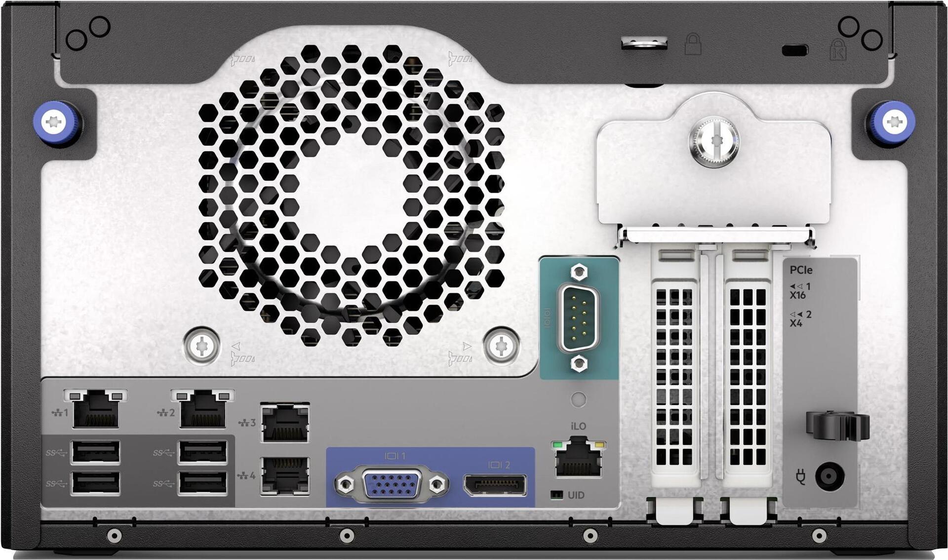 HPE ProLiant MicroServer Gen11 Xeon E-2434 3.4 GHz 32 GB RAM 8 TB HDD Schwarz