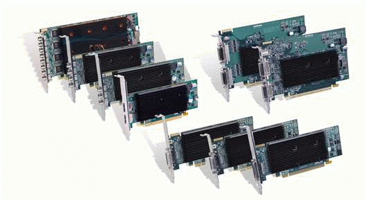 Matrox M9148 LP Grafikkarte 1 GB 4x Mini DisplayPort PCIe x16 Low Profile