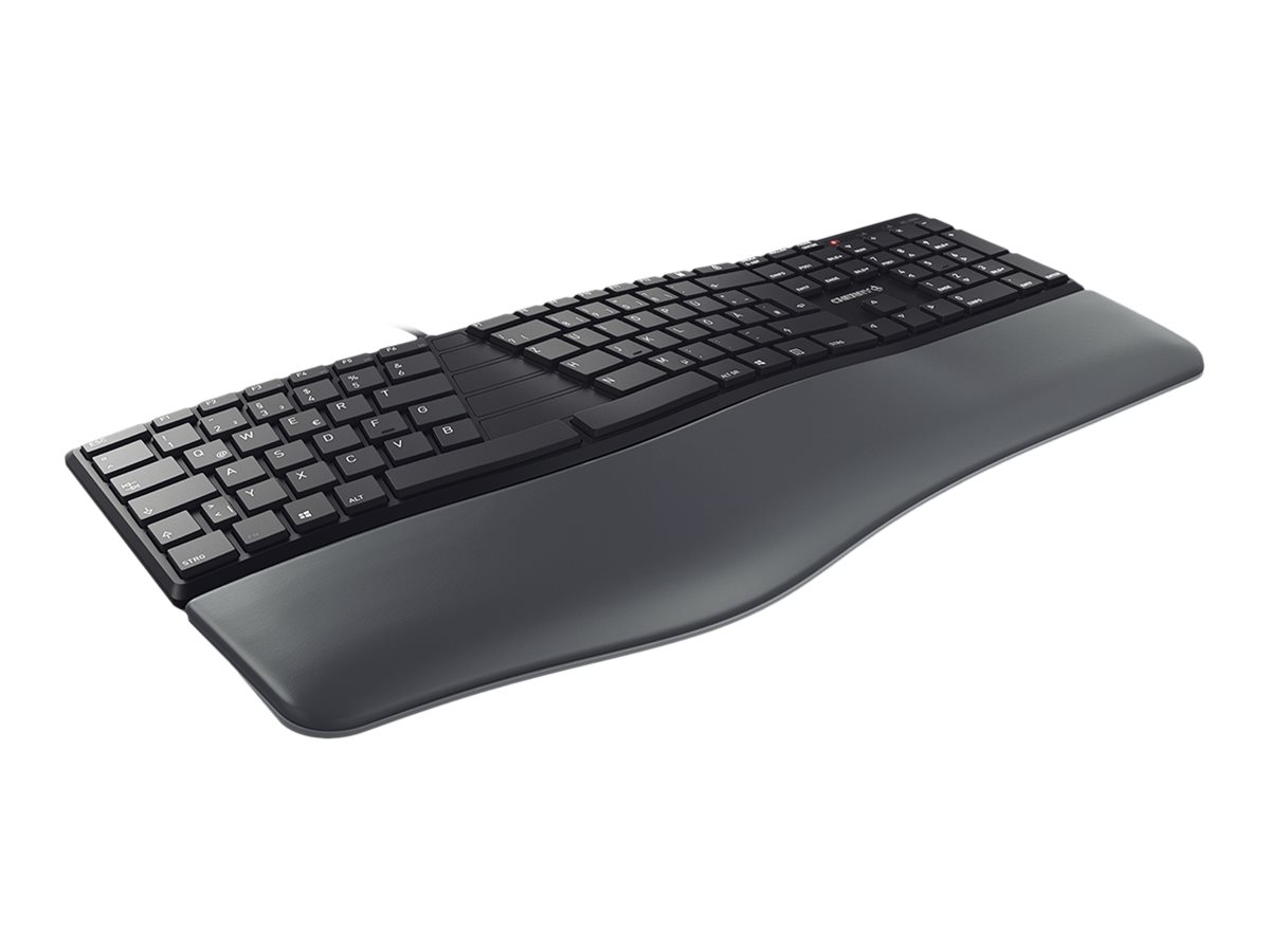 CHERRY KC 4500 ERGO Tastatur USB QWERTZ Deutsch Schwarz