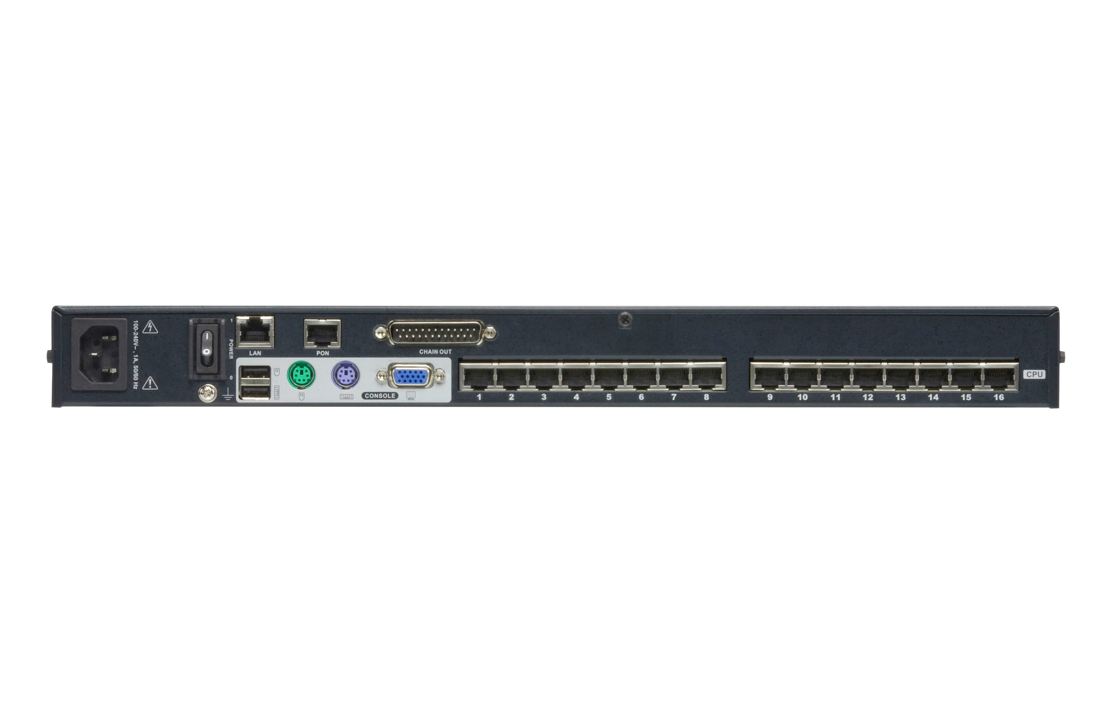 ATEN ALTUSEN KH1516AI KVM-over-IP-Switch 16-fach 19" Schwarz