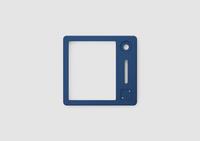 Glorious GMMK Wireless Numpad Top Frame - Navy Blue (GLO-ACC-NP-TF-NB)