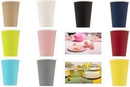 PROnappe Papp-Trinkbecher, gelb, 0,2 l aus hochfestem Karton ohne Kunststoffzusätze, - 1 Stück (89119I)