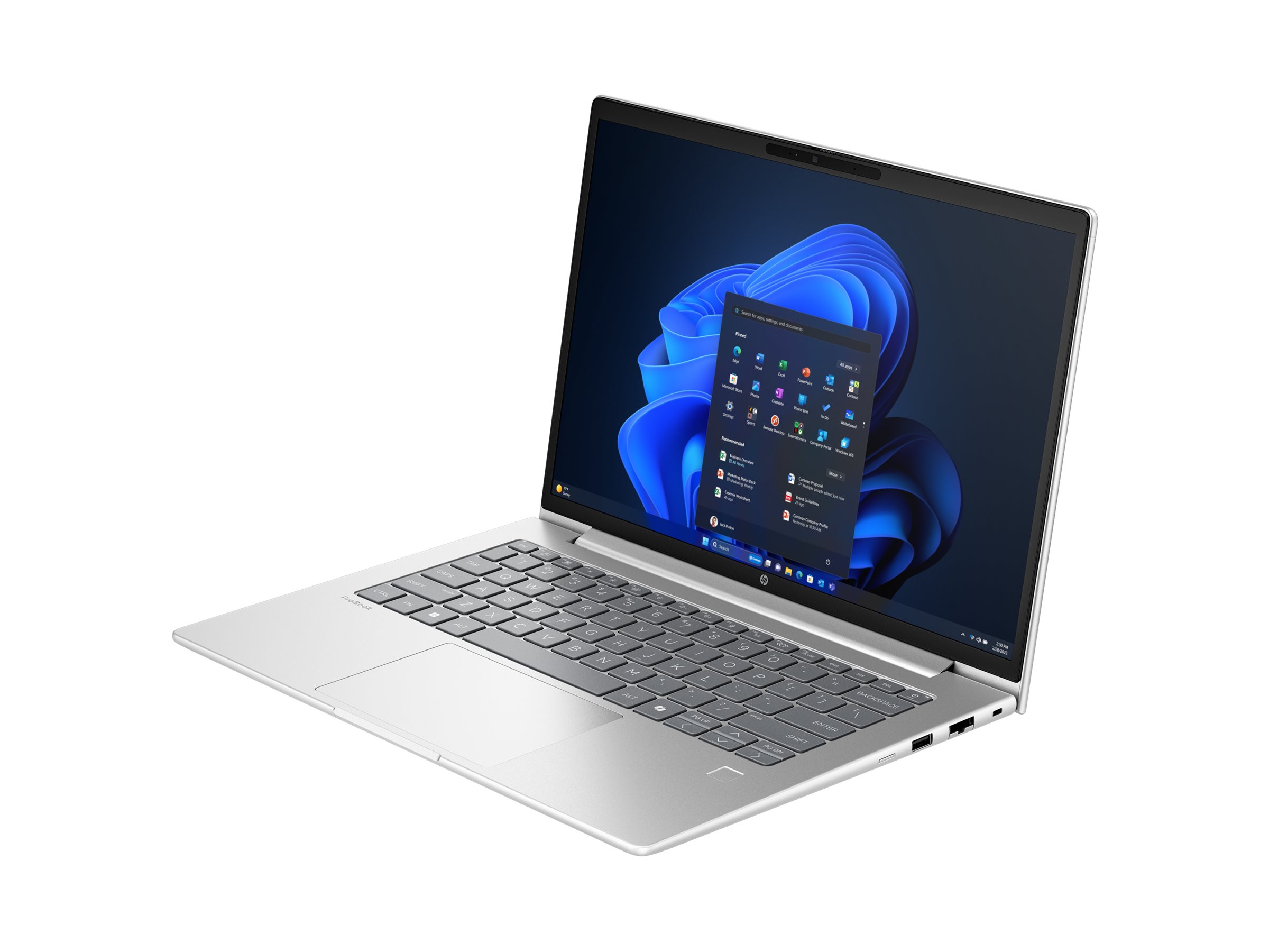 HP ProBook 4 G1iR 14" Notebook Intel Core 7 150U 16 GB RAM 512 GB SSD Hecht-silberfarben