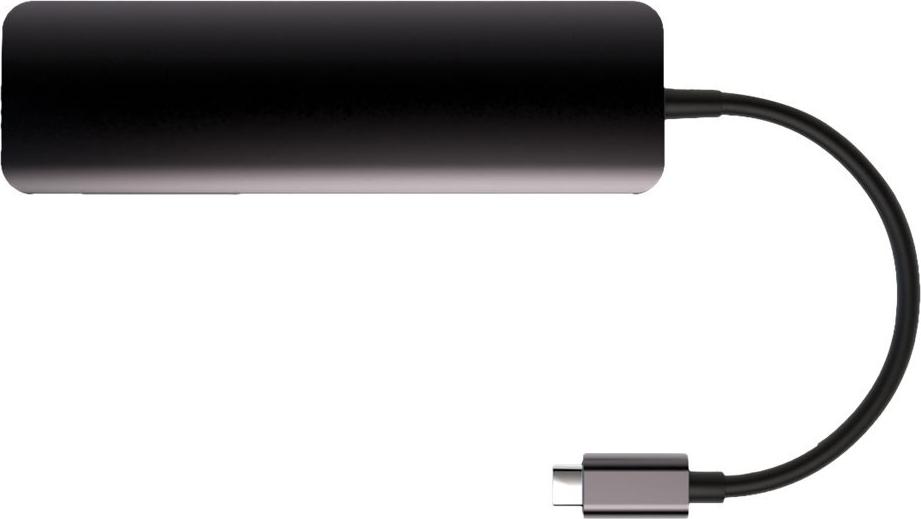 4smarts 6in1 Hub Dockingstation USB-C HDMI Aluminium Space-grau
