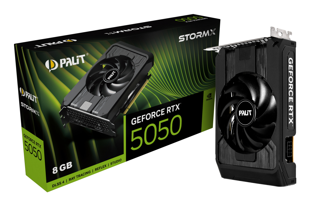 Palit GeForce RTX 5050 StormX 8 GB GDDR6 PCI Express 5.0 Schwarz