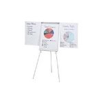 FRANKEN Flipchart "ECO Standard", 680 x 1.050 mm, hellgrau Tafel magnethaftend, Dreibeinstativ aus Metall, stufenlos - 1 Stück (F2100/N)