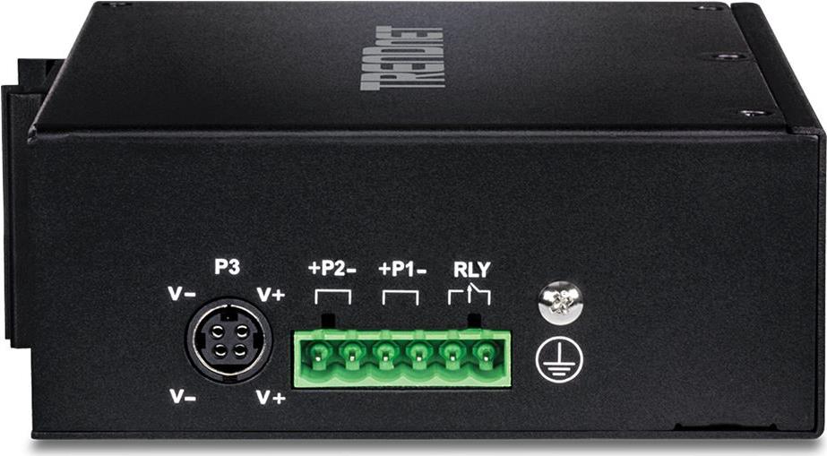 TRENDnet TI-PG162 Industrial Switch 16-Port Gigabit PoE+ Schwarz