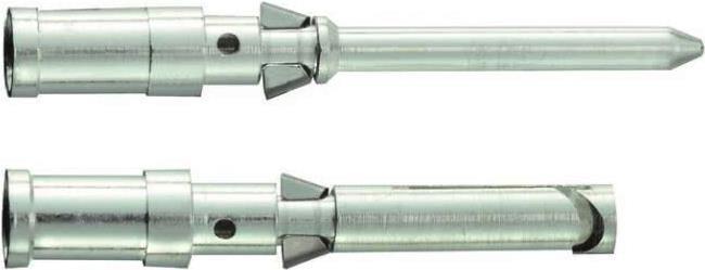 HART Cr.-Buchse 0,14-0,37qmm 09150006204 versilbert 100 (09150006204)