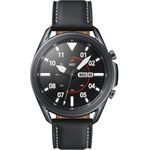 Samsung Galaxy Watch 3 - 45 mm - mystic black - intelligente Uhr mit Band - Leder - Anzeige 3,6 cm (1.4") - 8GB - 4,3GB - Wi-Fi, NFC, Bluetooth - 53,8 g (SM-R840NZKAEUB)