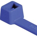 HellermannTyton Standard-Kabelbinder, innenverzahnt (L x B) 210 mm x 4.6 mm T80R-N66-BU-C1 Farbe: Blau 100 St. HellermannTyton (116-08016)