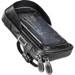 Hama Handy Fahrrad-/Motorrad-Tasche, 360 Grad drehbar, wasserabweisend (00201969)