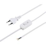 Sygonix SY-6385374 Strom Anschlusskabel Weiß 1.50 m (SY-6385374)