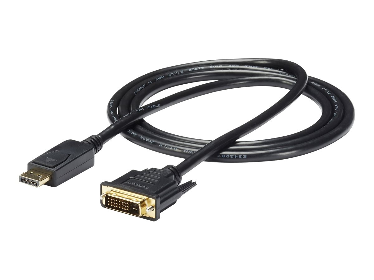 StarTech DP2DVI2MM6 DisplayPort auf DVI Adapterkabel 1.8 m Schwarz
