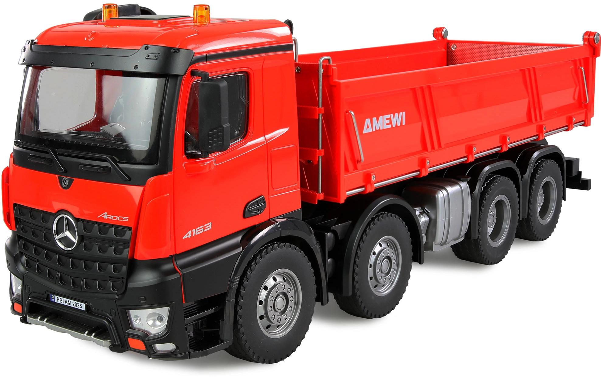 Amewi Arocs Muldenkipper 8x4/4 4WD 1:18 RTR Rot