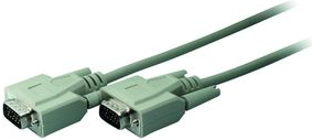 shiverpeaks BASIC-S VGA Monitorkabel, VGA Stecker - Stecker 2,0 m, 15 Pol, HDD-Stecker, mit vergossenen Gehäusen (BS78050-2)