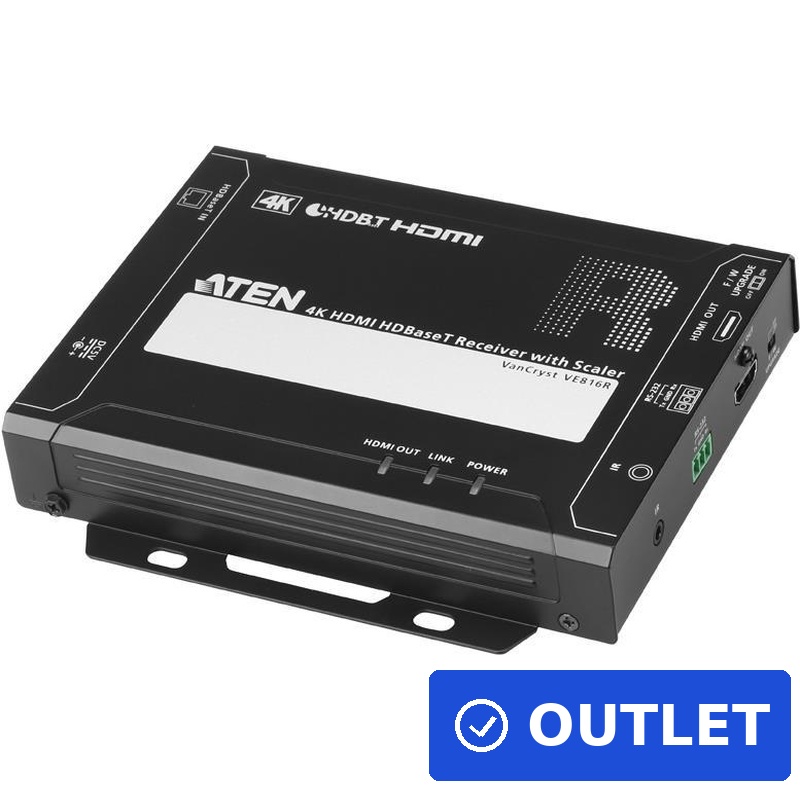 ATEN VE816R 4K HDMI HDBaseT Receiver with Scaler (VE816R)