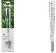 Bradas Regenmesser WHITE LINE, bis 160 mm/qm aus Kunststoff, konischer Sockel erleichtert das Einsetzen - 1 Stück (WL-M17)