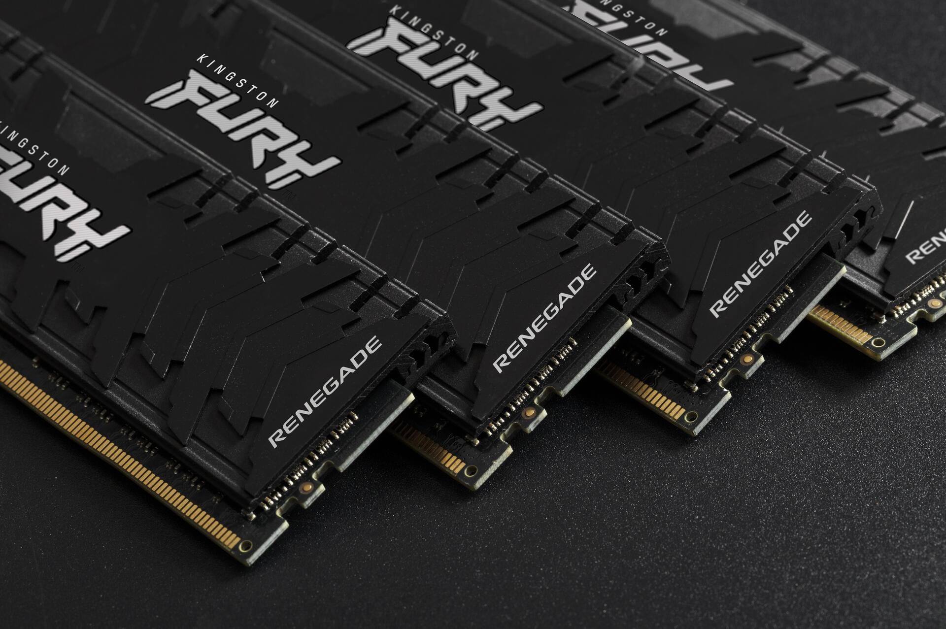 Kingston FURY Renegade 32 GB (4x8 GB) DDR4 3600 MHz CL16 DIMM Kit Schwarz