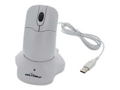 Seal Shield Silver Storm Waterproof Encrypted Maus Kabellos 2.4 GHz Optisch 3 Tasten 1000 DPI Weiß