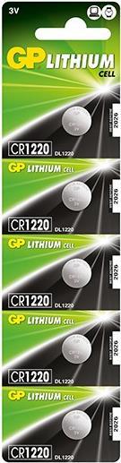 GP Batteries Lithium Cell CR1220 (CR1220-U5)