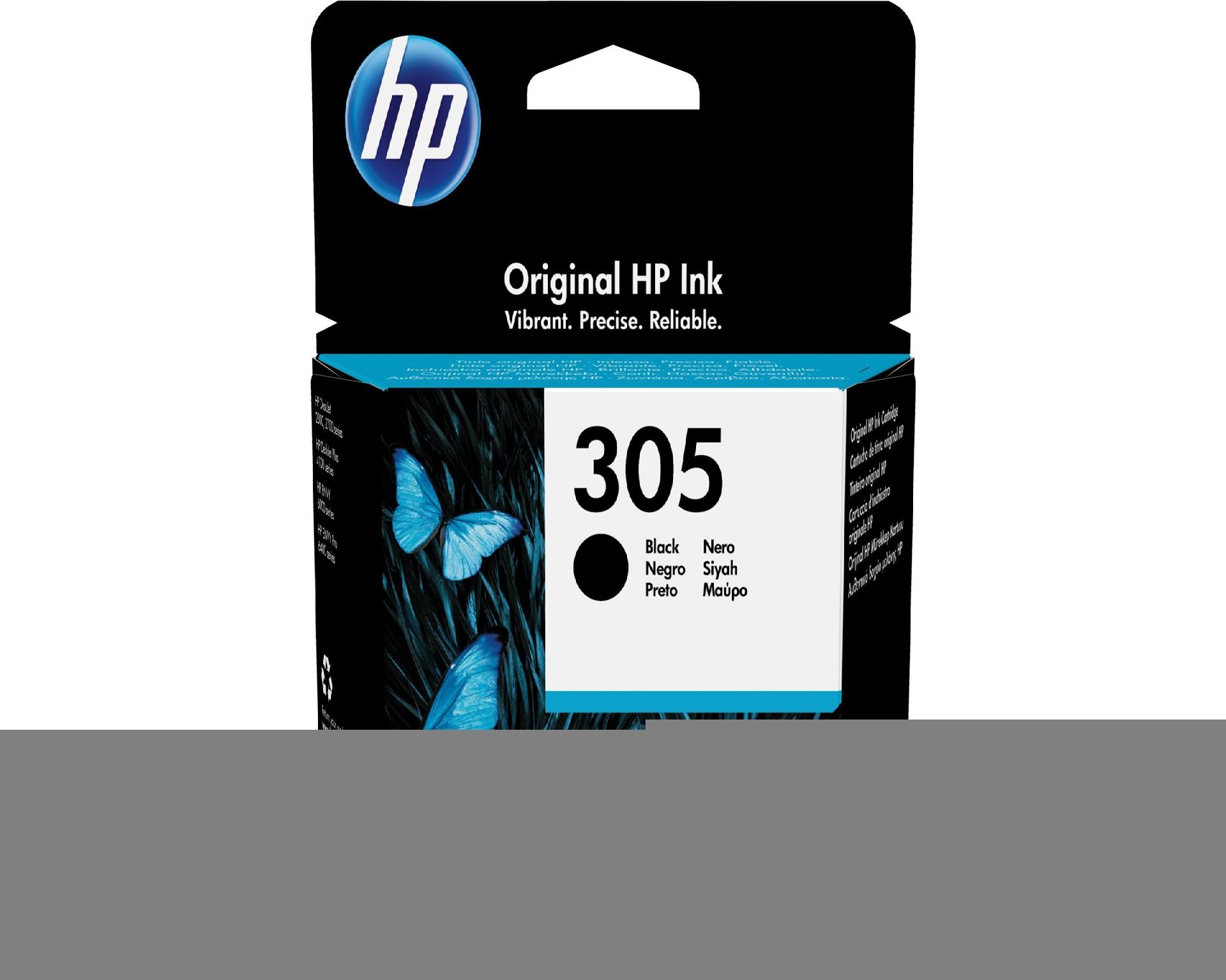 HP 305 Schwarz Original Tintenpatrone